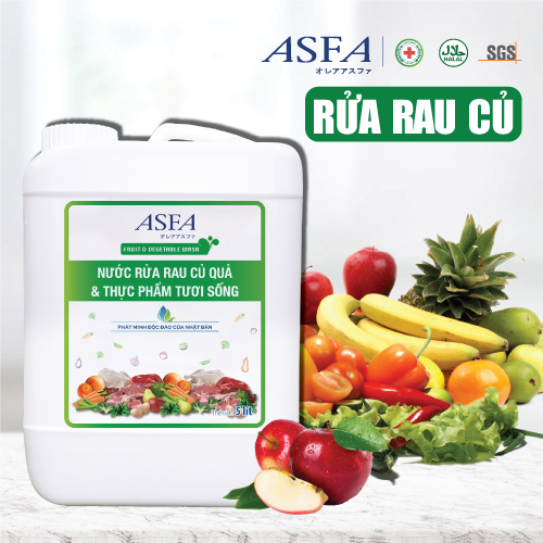 ASFA rửa rau củ quả Fruit & Vegetable 5 lít mới