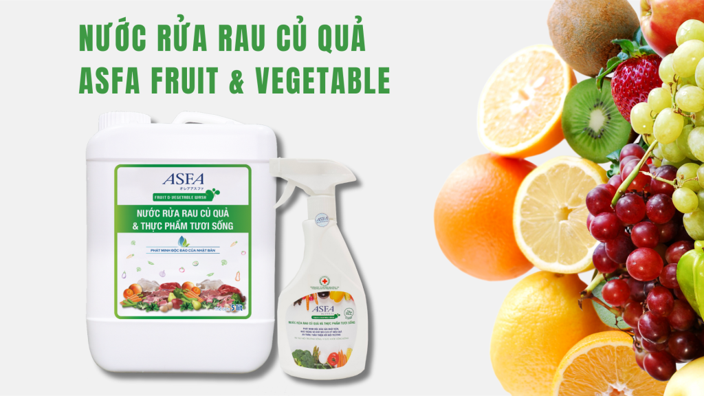 Nước rửa rau củ quả ASFA Fruit & Vegetable 5 lít