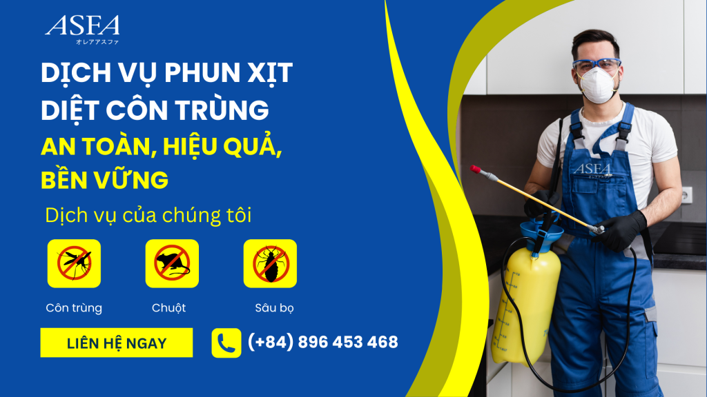 ASFA dịch vụ phun xịt côn trùng, chuột, sâu bọ