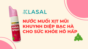 Nước muối xịt vệ sinh mũi Klasal Nasal Spray 75ml